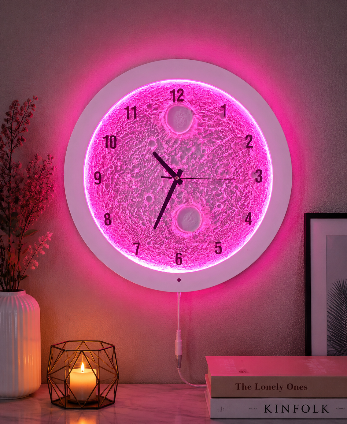 RGB Moon Clock