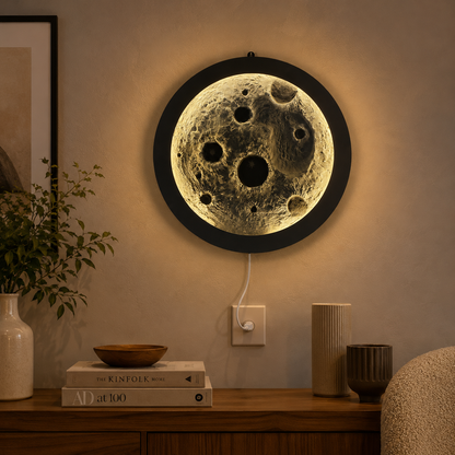 3D Moon Wall Lamp