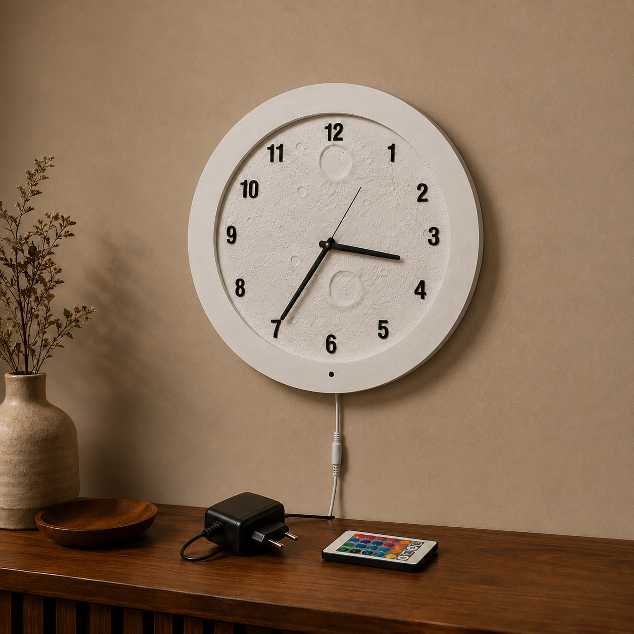 RGB Moon Clock