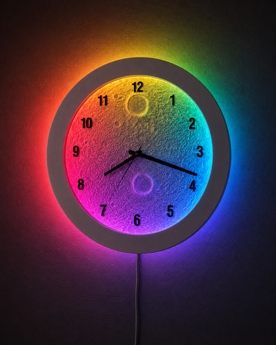 RGB Moon Clock