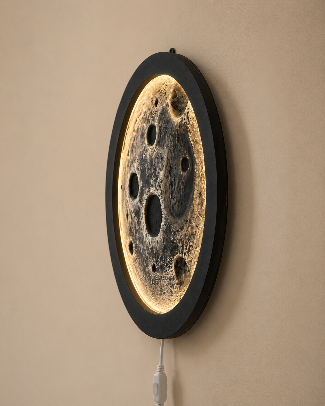 3D Moon Wall Lamp